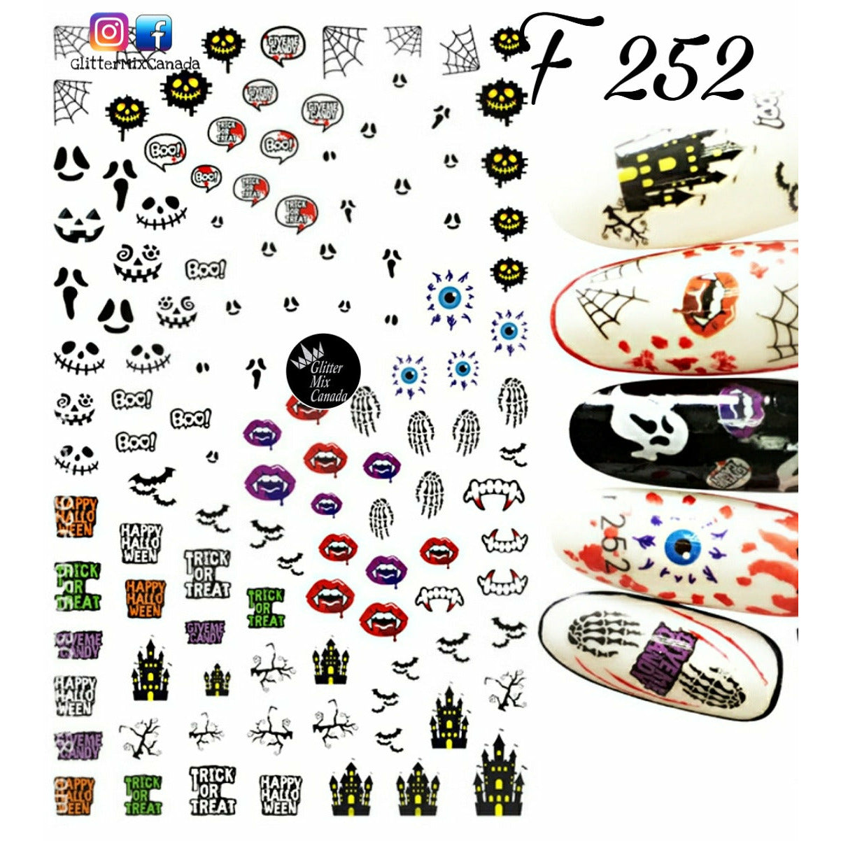 036-Sticker Decals - Halloween
