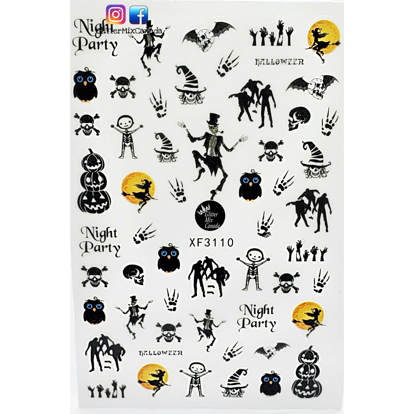 034-Sticker Decals - Halloween