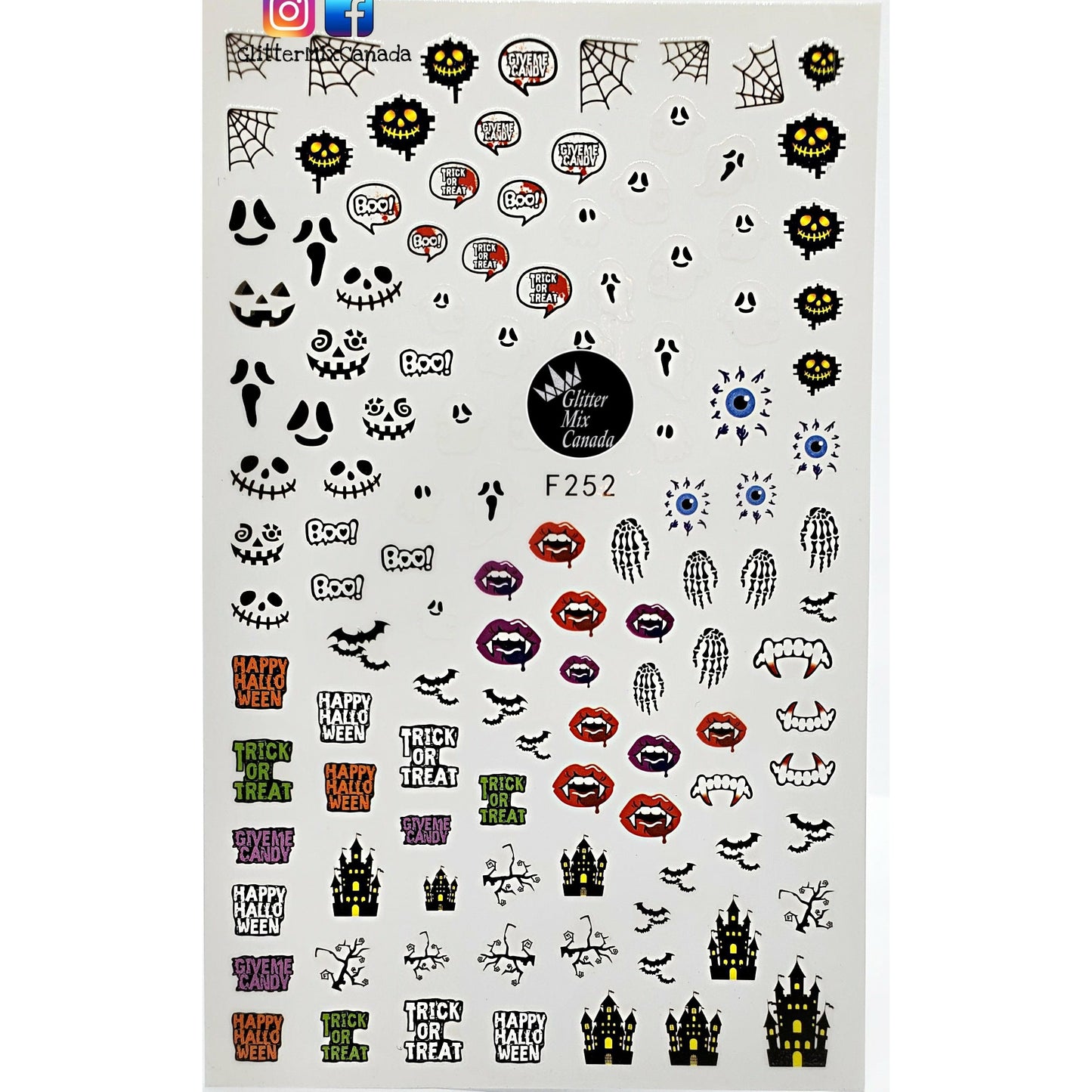 036-Sticker Decals - Halloween