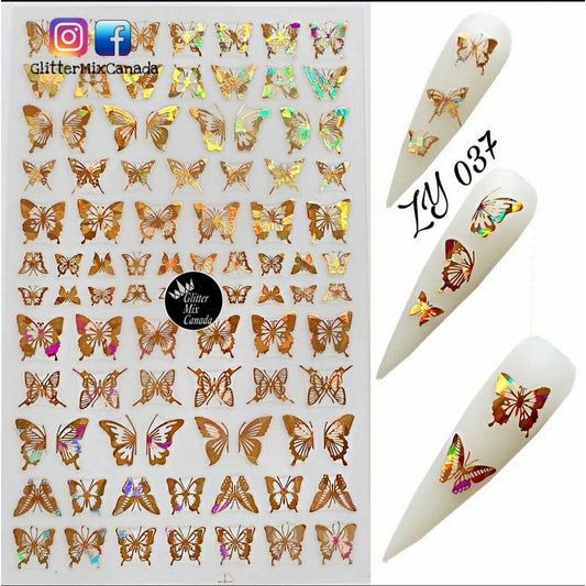 160-Sticker Decals- Butterflies