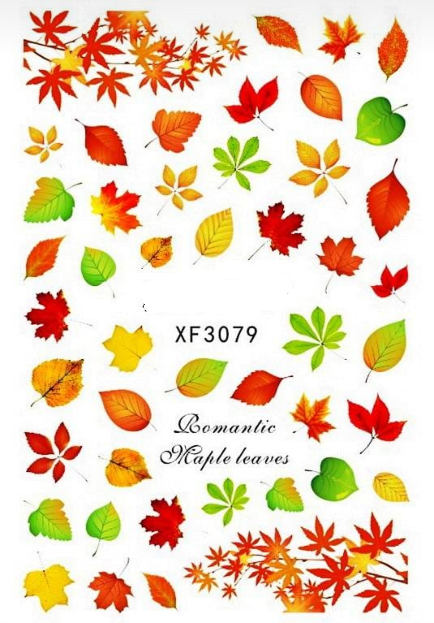 015-Sticker Decals - Fall Leaves