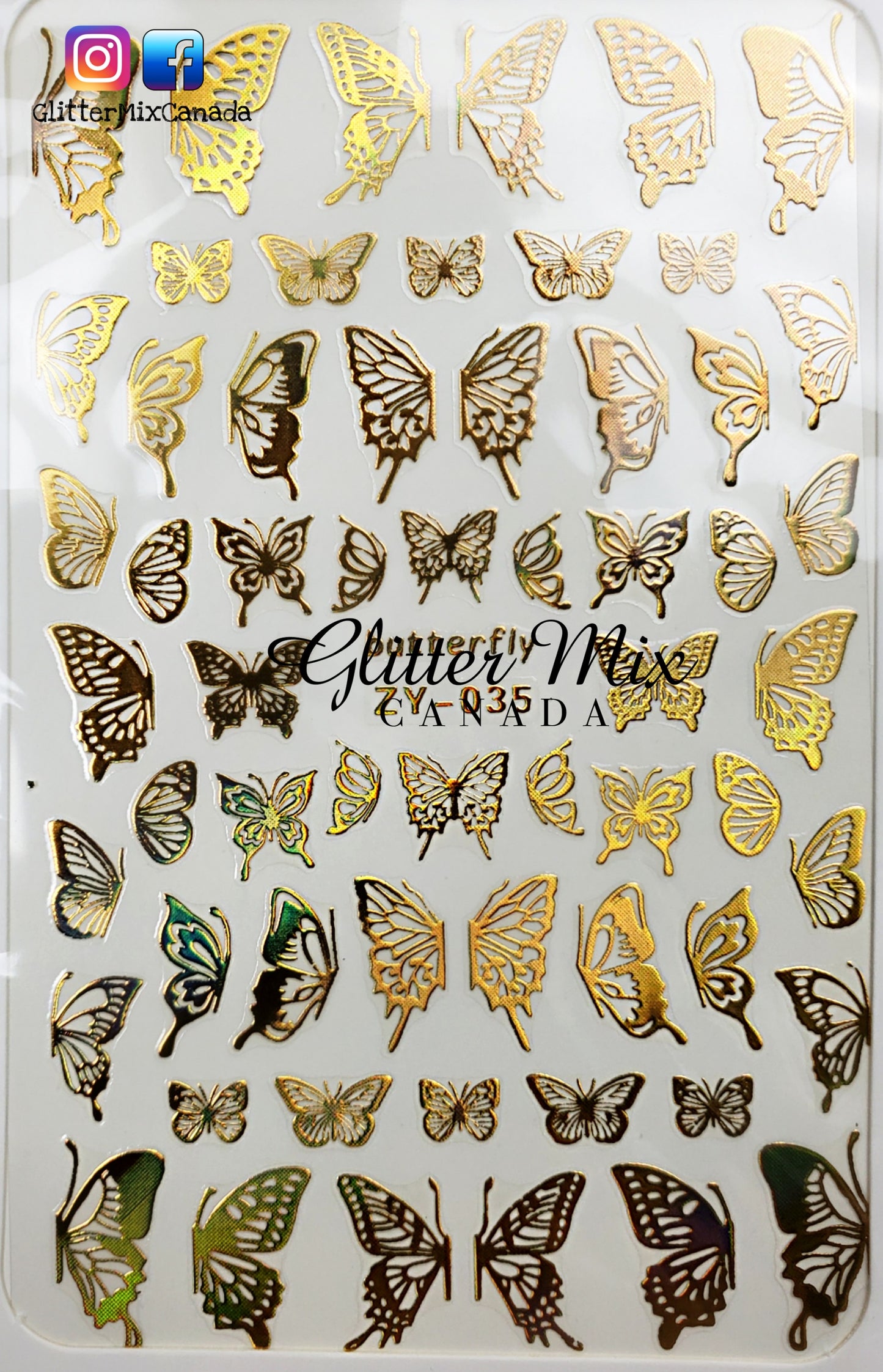 161-Sticker Decals- Butterflies