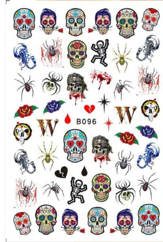 209-Sticker Decals - Skulls