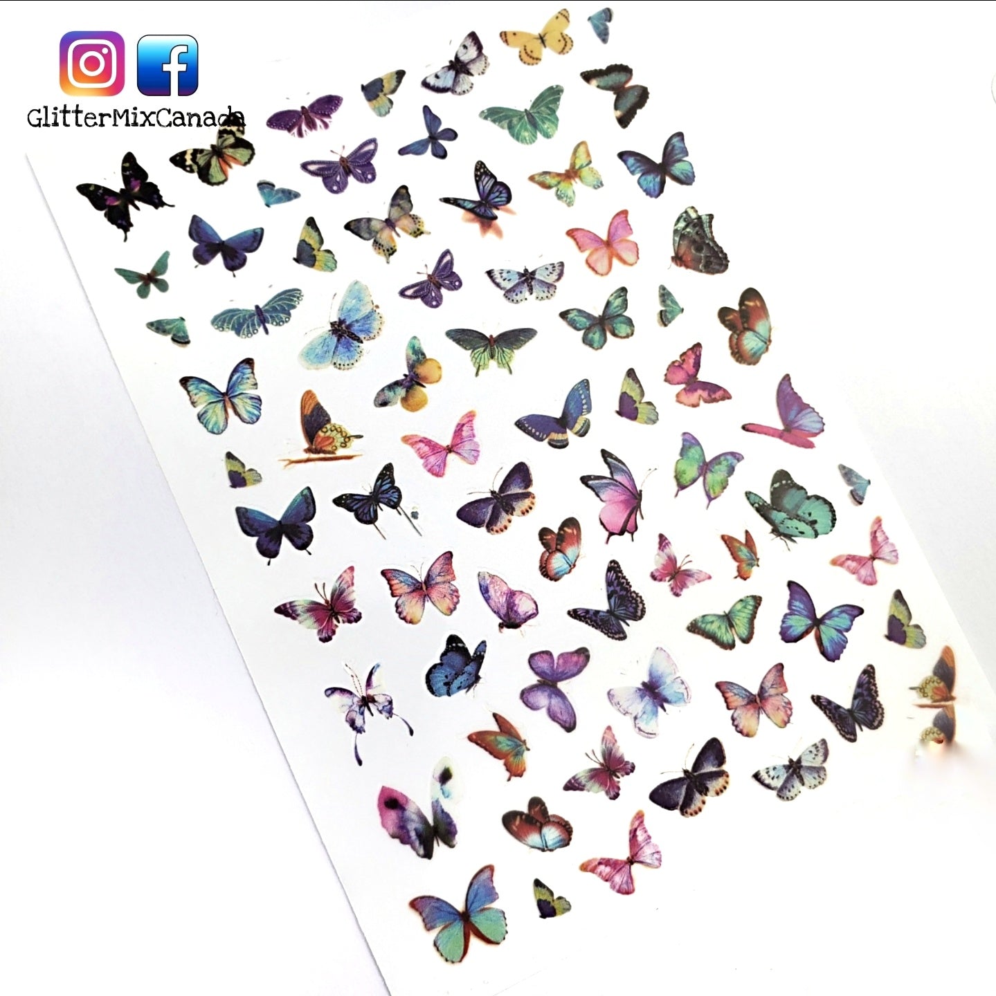 151-Sticker Decals -Butterflies