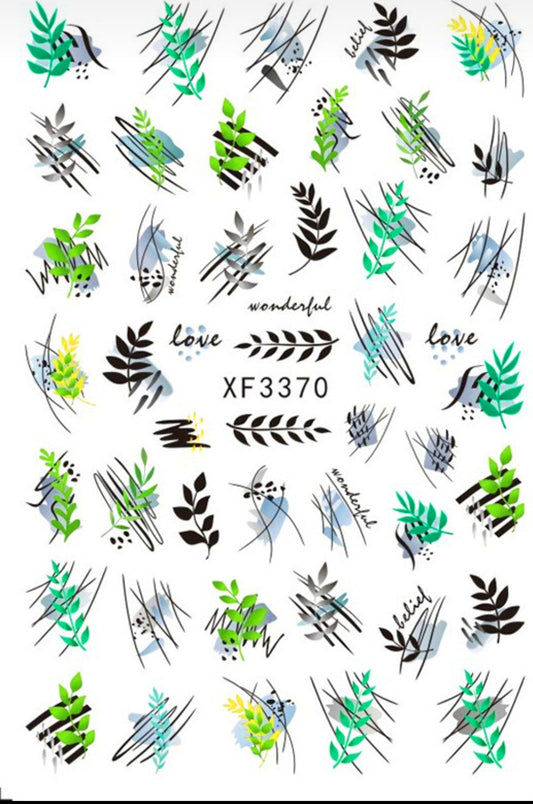 184-Sticker Decals - leaves