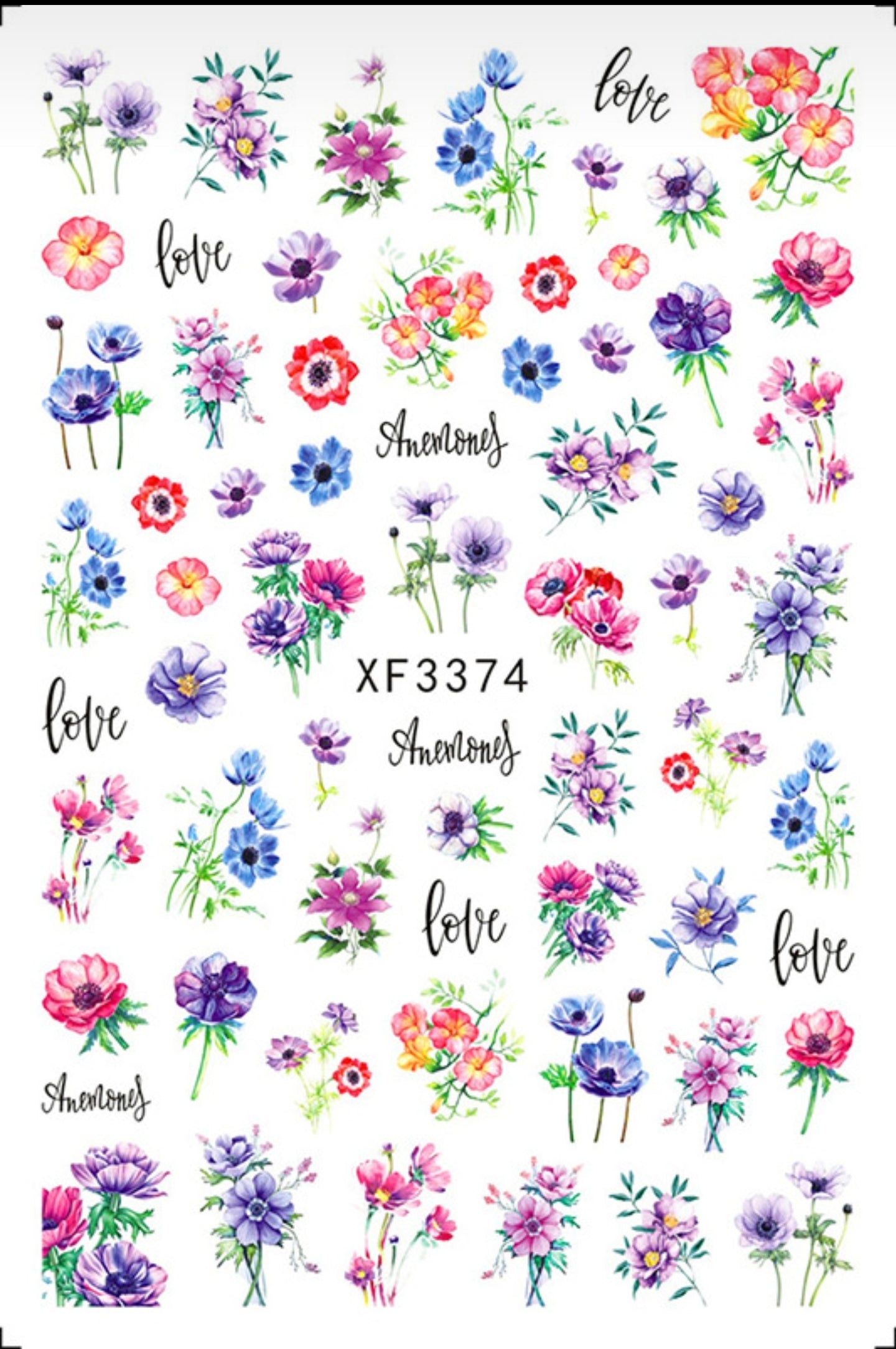 189-Sticker Decals - Flowers