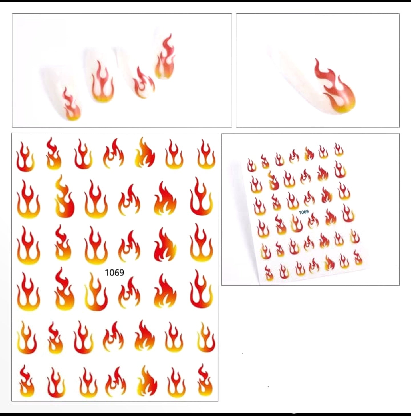 170-Sticker Decals - Fire