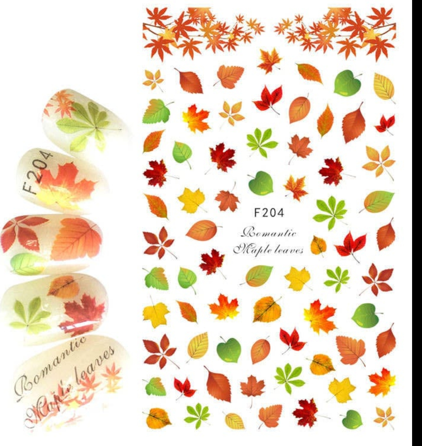 013-Sticker Decals - Fall Leaves