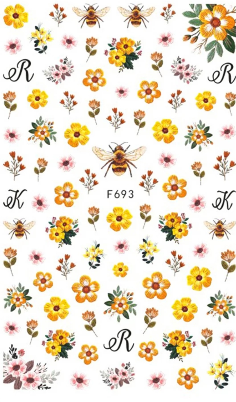 029-Sticker Decals - Honey bee