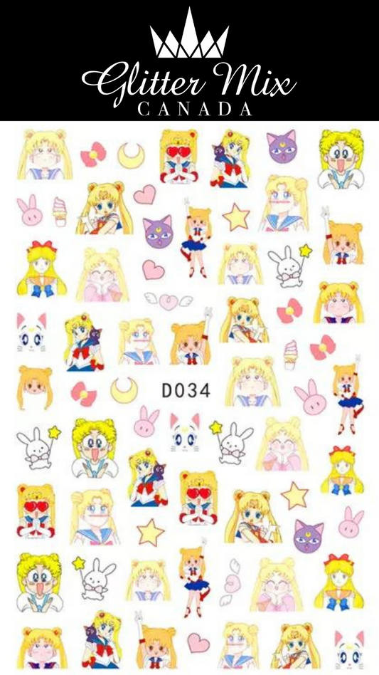 093-Sticker Decals- Power Girls