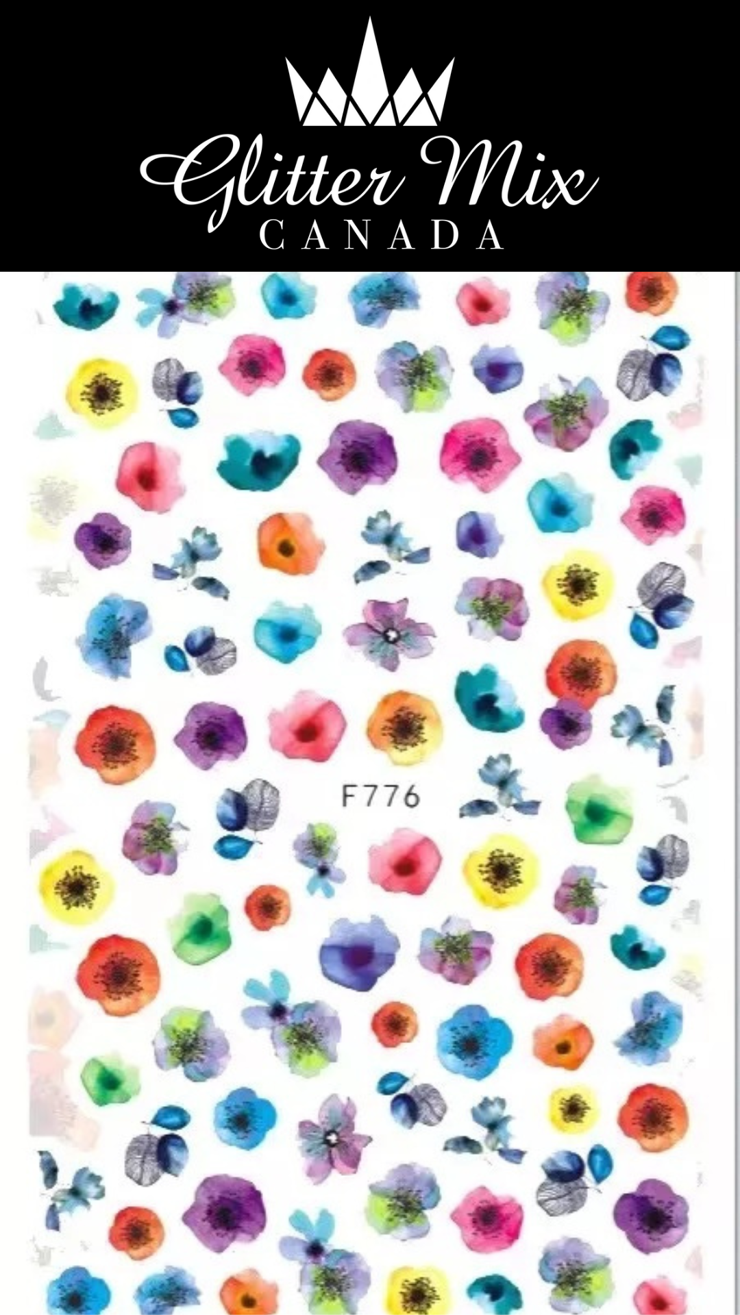 133-Sticker Decals - Water colors